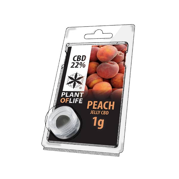 Extracción de Peach de CBD sólido al 22% 1G